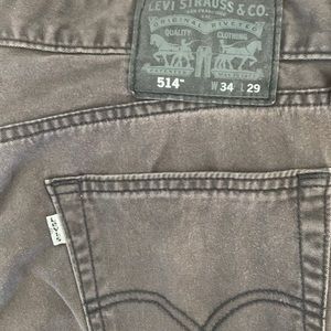 Levi’s men’s dark gray 34 x 29 Jeans